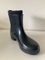 Schwarze Gummistiefel mit Reissverschluss Gr. 36