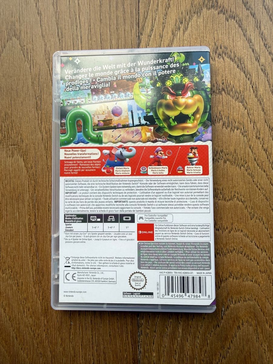 Nintendo Giochi: Super Mario Bros. Wonder / Nintendo Switch – Usato da Läufelfingen venduto da Seraphim13 1