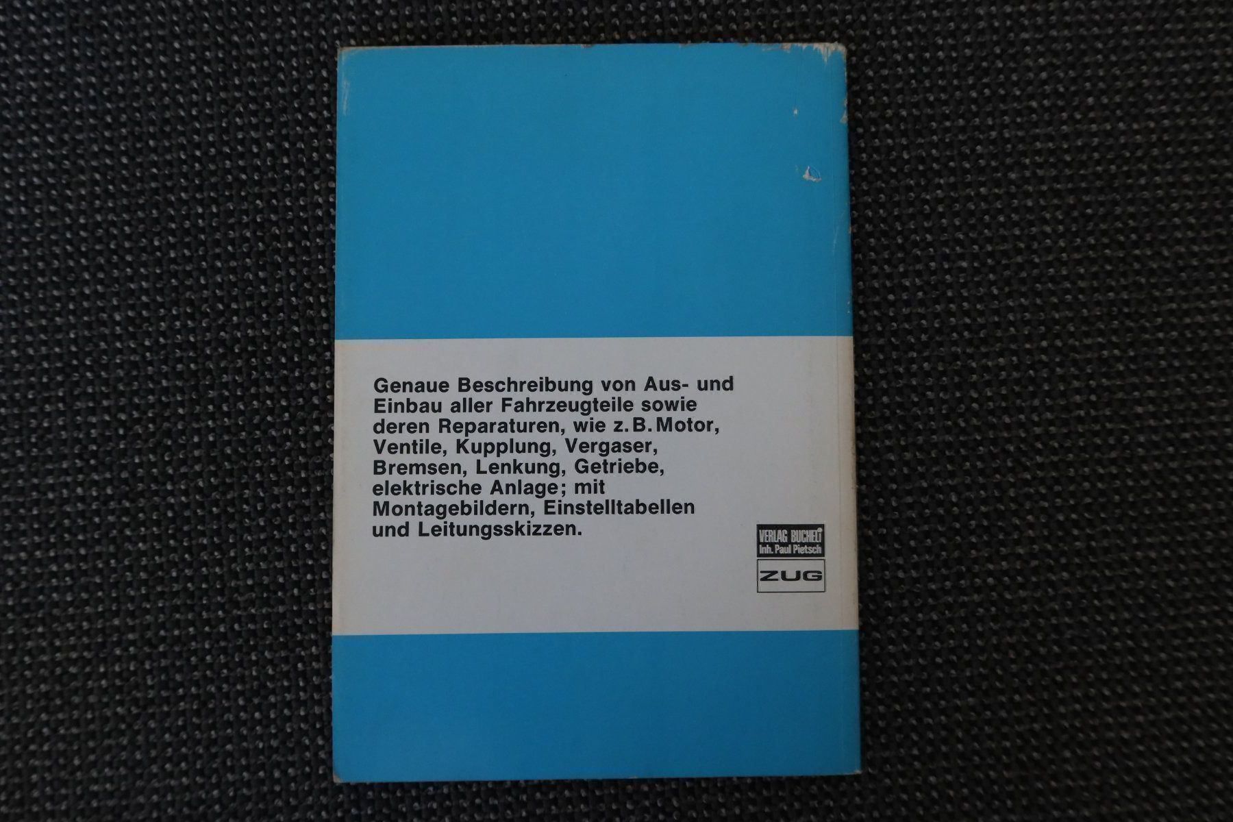 Libri: Bucheli Katalog Toyota Corolla / Copain – Usato da Tägerschen venduto da Triba01 1