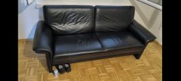2er Set: Schwarze 2-Sitzer Sofas im modernen Design