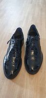 Neue Luca Grossi Schuhe aus schwarzem Lacklede, Grösse 39r