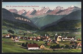 Neu-St. Johann, Ortspanorama mit Nesslau