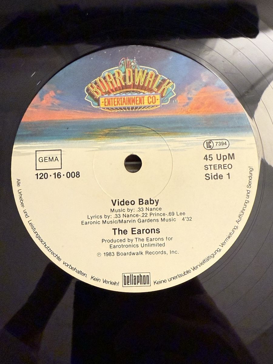Schallplatten: The Earons - Video Baby  – Gebraucht aus Delémont von Studio_du_soleil 2