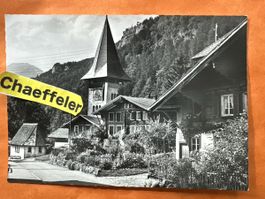 Alte Ansichtskarte Meiringen, Dorfpartie.