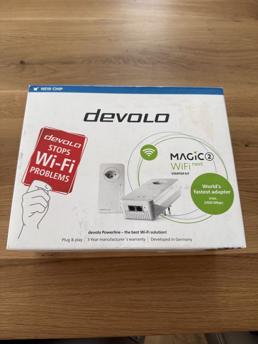 Devolo Unità & Adattatore: Devolo Powerline Adapter Magic 2 WiFi next Set weiss – Nuovo (secondo la descrizione) da Wattwil venduto da AlcatronIntelligence