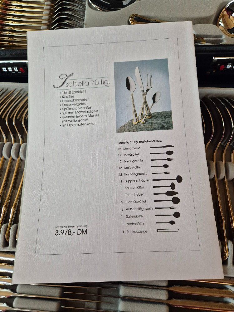 Set di posate: Ebel Besteck Isabella 72 teilig – Nuovo (secondo la descrizione) da Innerberg venduto da maus3044 1
