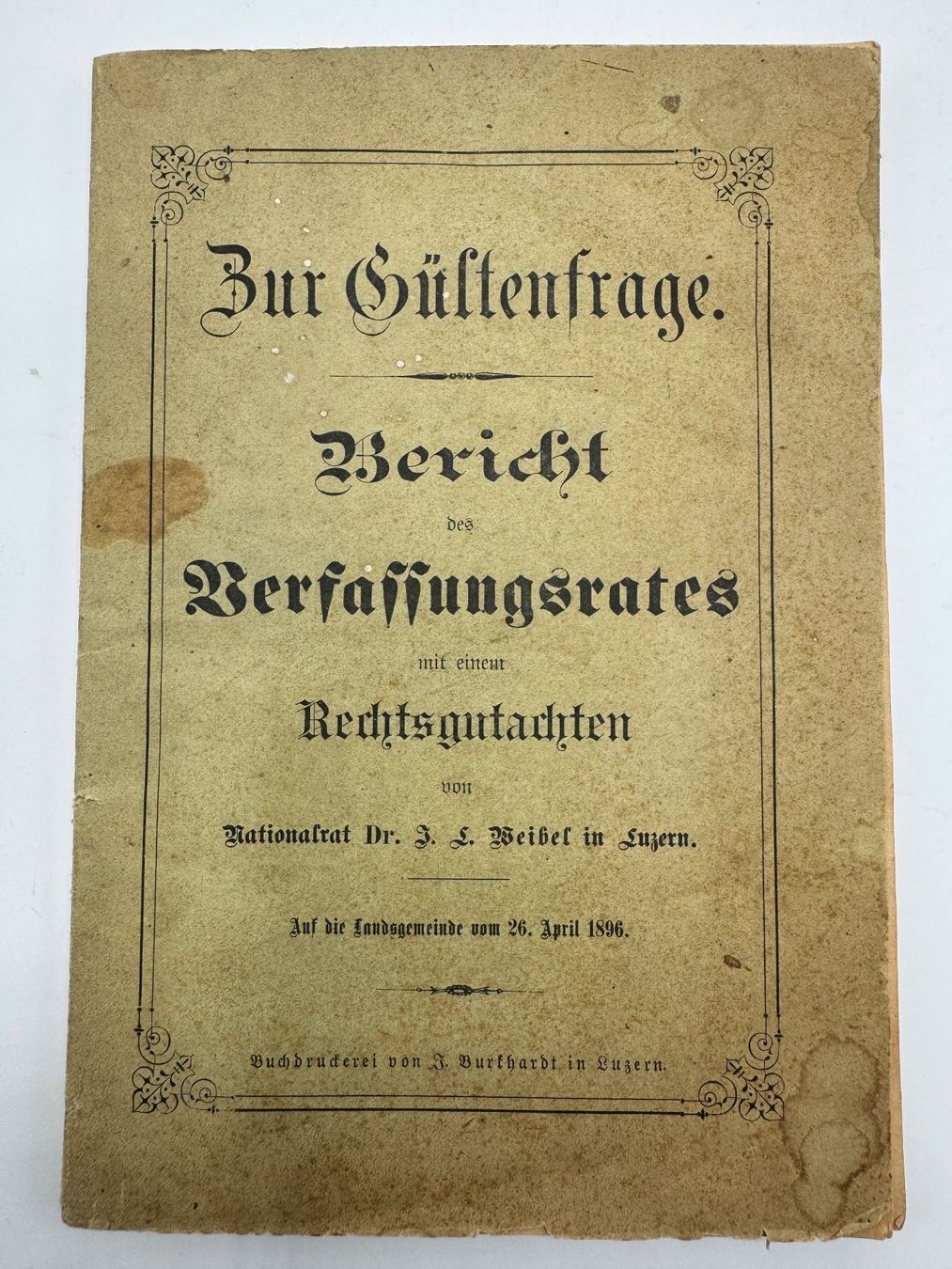 Bücher: Gülton-Buch – Gebraucht aus Sachseln von BONATI01