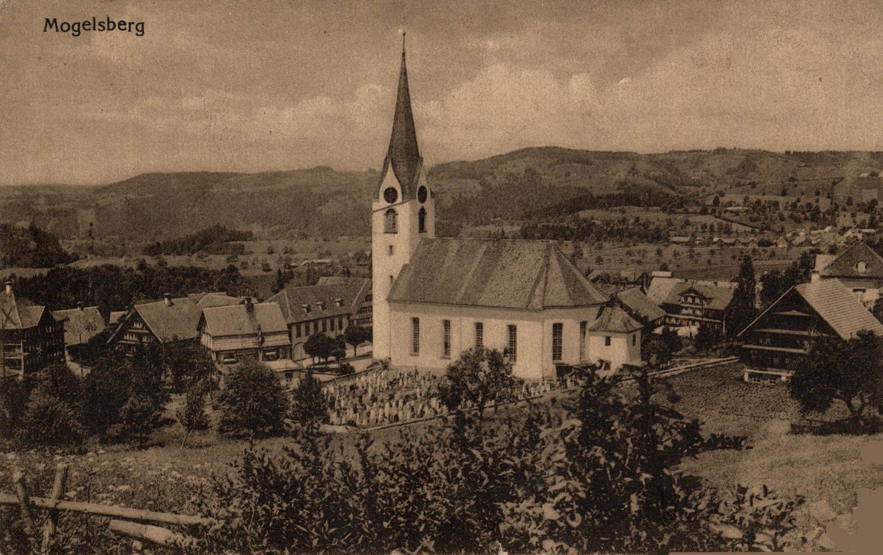 Cartoline postali: Mogelsberg. Kirche – Usato da Bronschhofen venduto da Astore