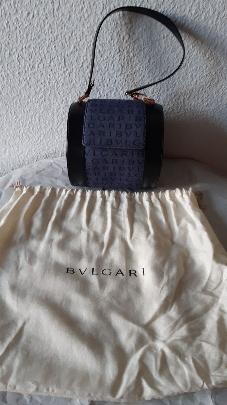 Bulgari Taschen für Damen: BULGARI Tasche Canvas + Leder blau "B Zero 1" – Gebraucht aus Basel von Fashionvictim 4