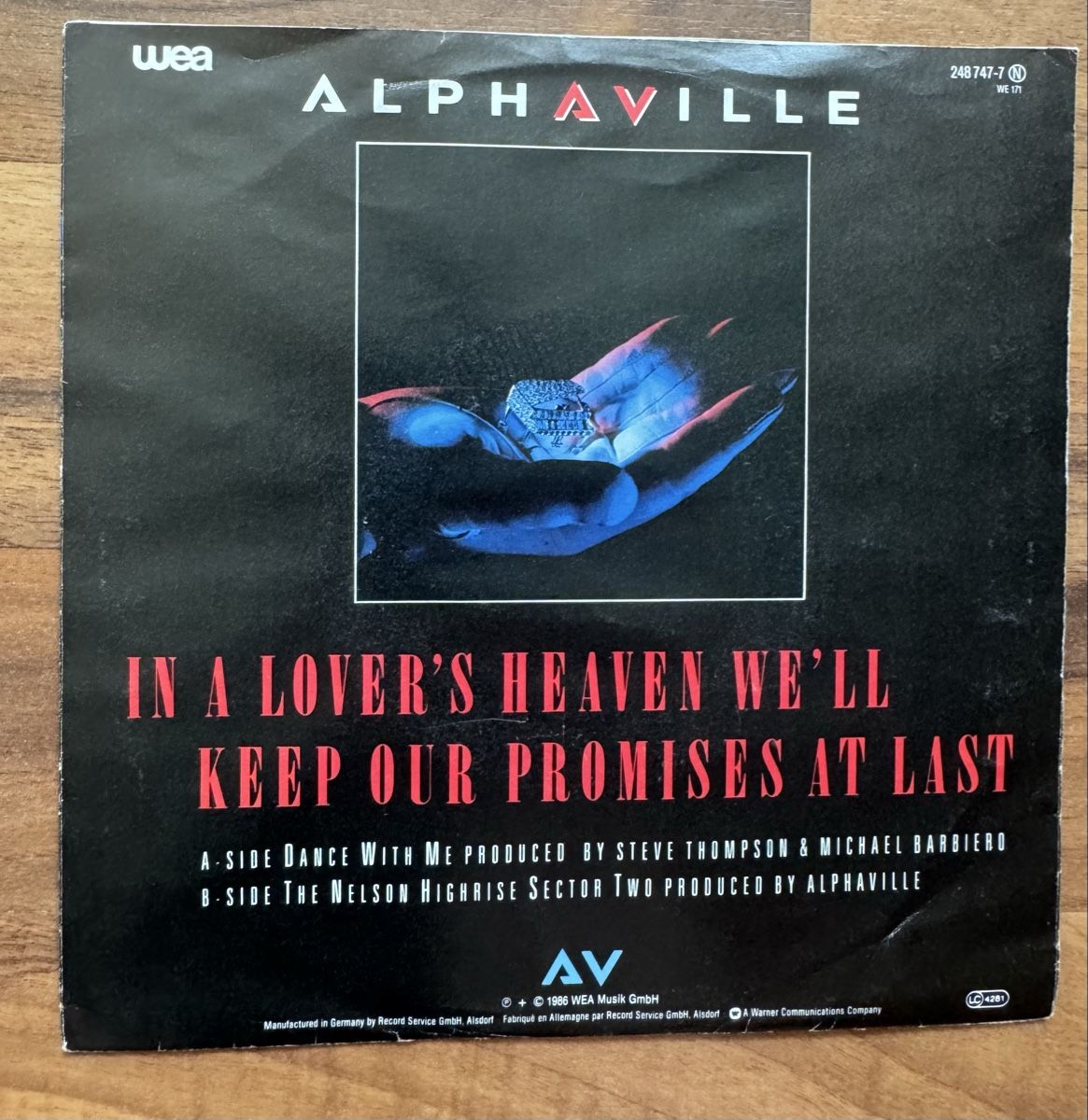 Dischi in vinile: Alphaville -  Dance With Me - 7" Single - 80s – Usato da Rorbas venduto da BlackstarRecords 1