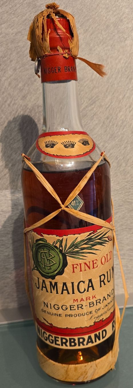 Bevande alcoliche: Alte Rumflasche Jamaica Rum "Niggerbrand" – Nuovo (secondo la descrizione) da Dielsdorf venduto da hallo1
