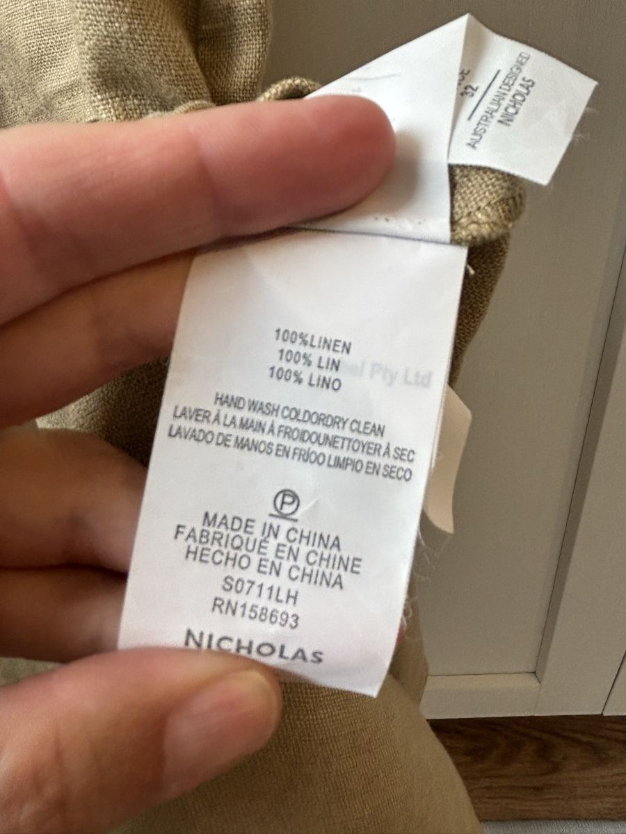 Gonne: NICHOLAS 100% Linen Midi Skirt – Usato da Adliswil venduto da Ruedetu 2