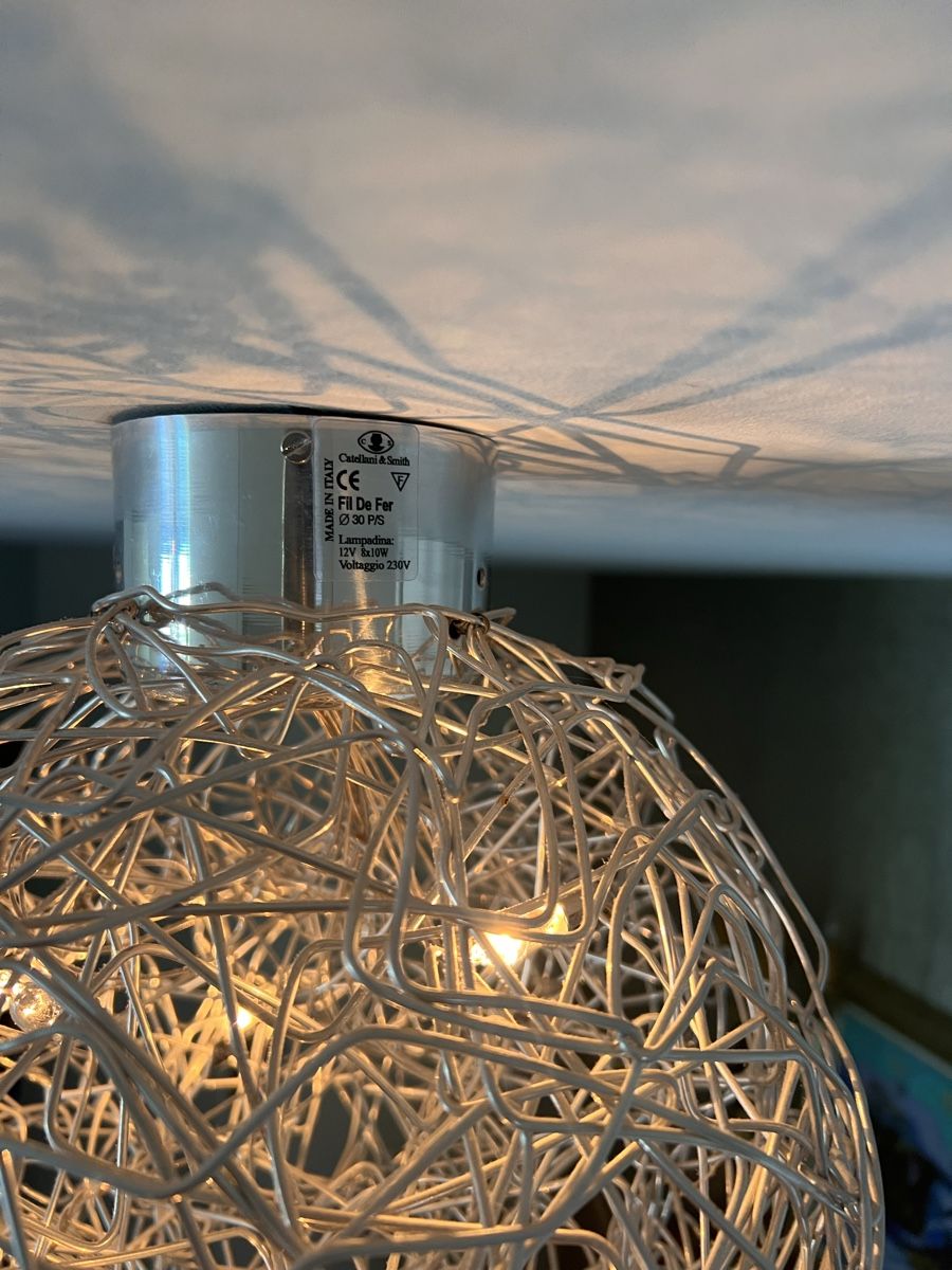 Catellani & Smith Lustres & lampes de plafonds: Fil de Fer ø 30cm Deckenleuchte  – D'occasion à Erlenbach ZH par good_catch 3