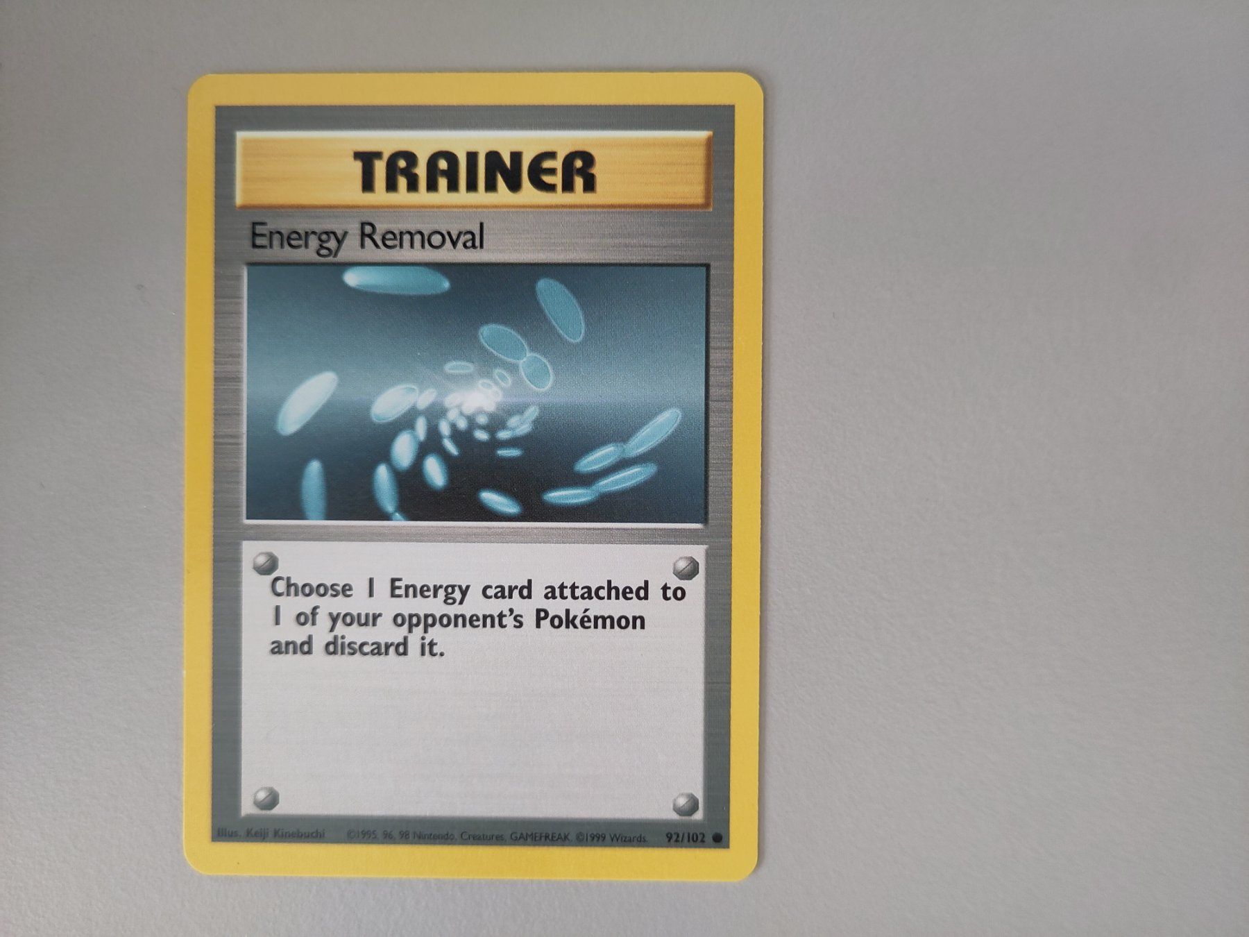 Pokémon Sammelbilder & Trading cards: Base set Energy Removal 92/102 - EN – Gebraucht aus Bern von gil_rkx8