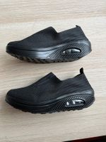 Schwarze Slip-in Sneakers Air Damen Gr. 39 neu&ovp