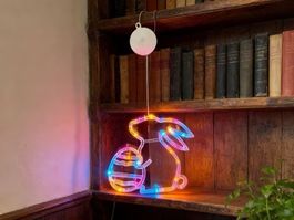Osterhase LED Fensterdeko, neu, tolle Farben, Batterie!