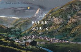 Zermatt und das Matterhorn bei Nacht /bc