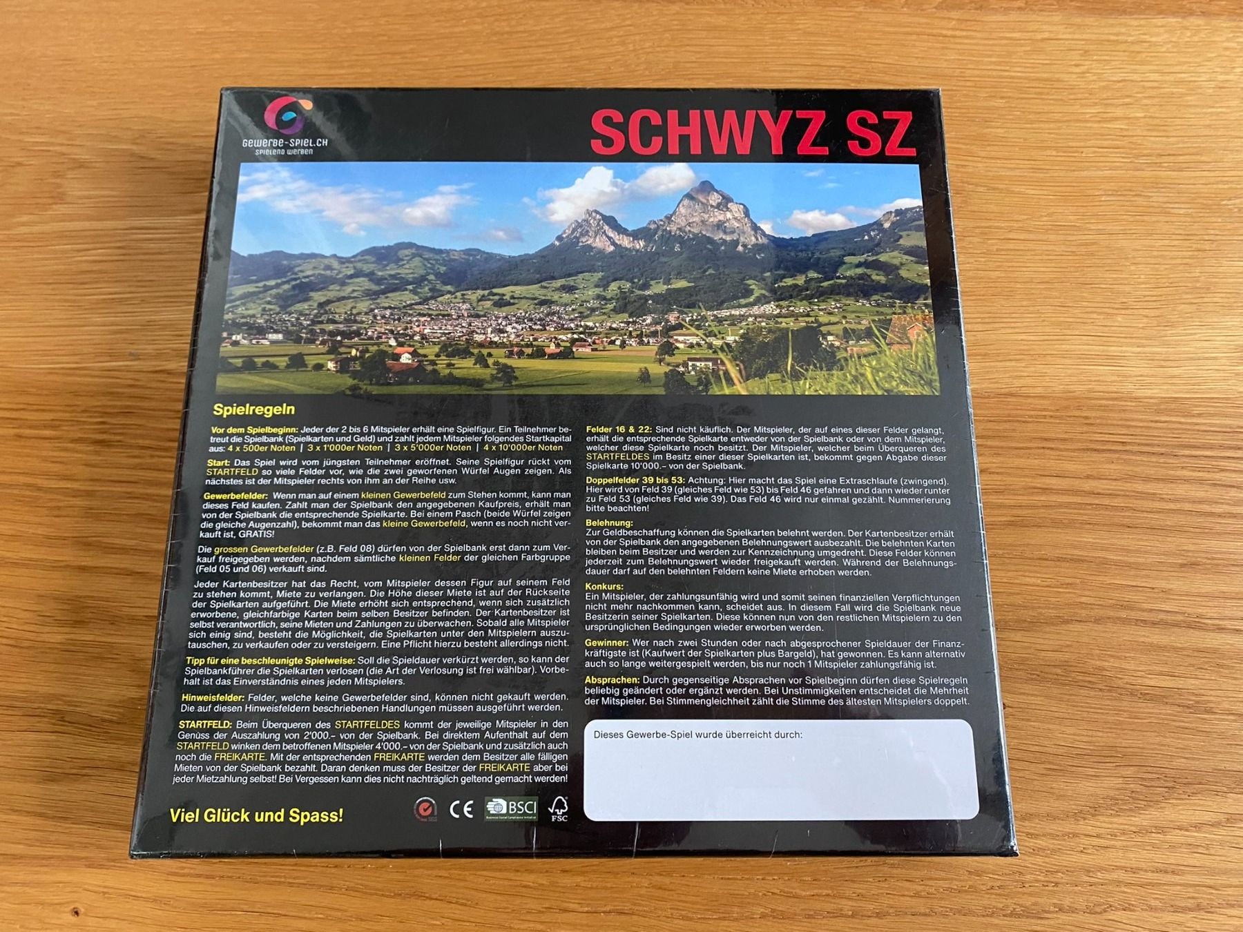 Giochi: Gewerbespiel Schwyz - NEU – Usato da Ibach venduto da Sonyy01 1