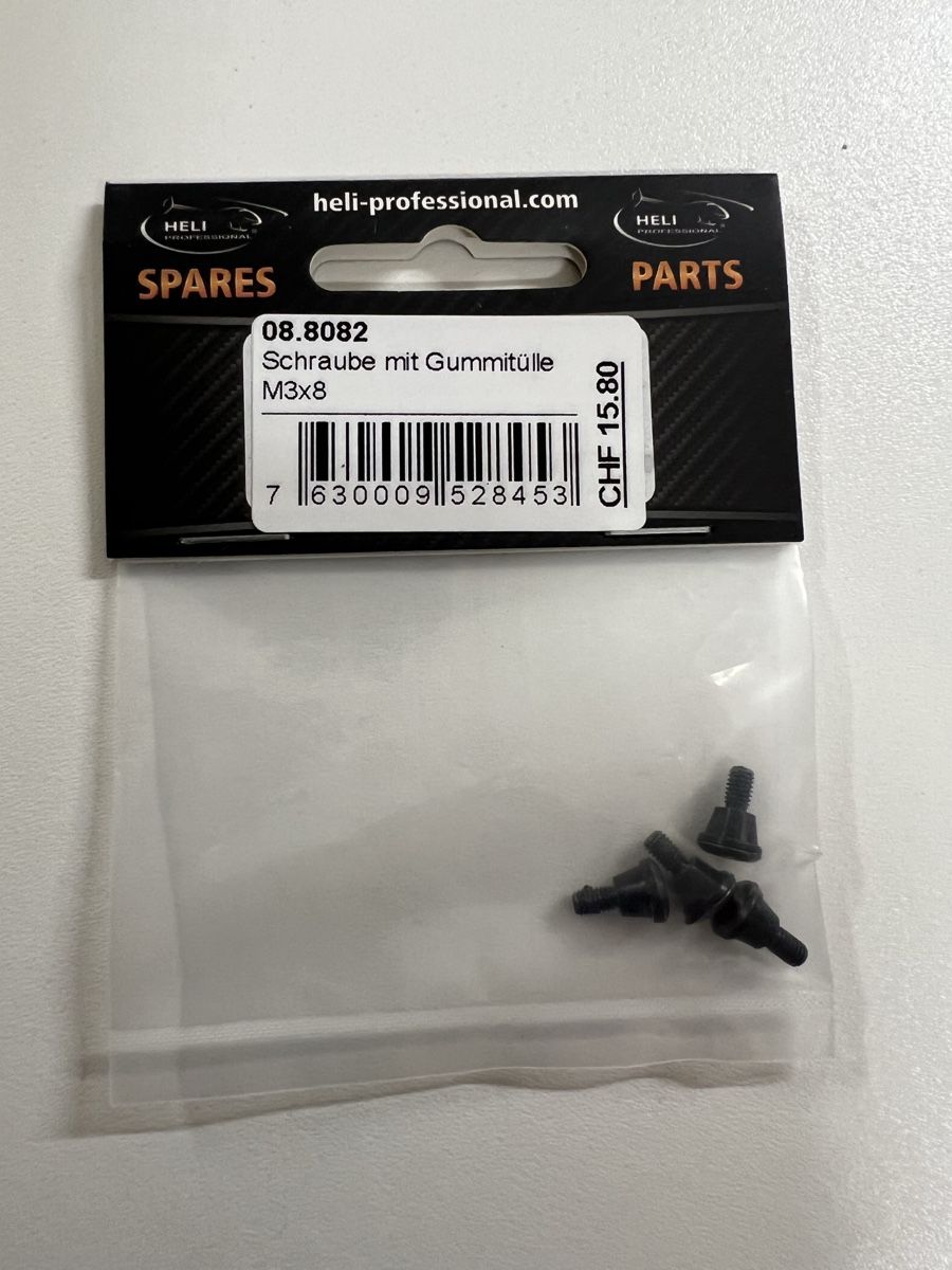 Heli-Professional Modellismo RC: Heli Soxos Schraube mit Gummihülle 08.8082 – Nuovo e nell'imballaggio originale da Amlikon-Bissegg venduto da hanspi1968 1
