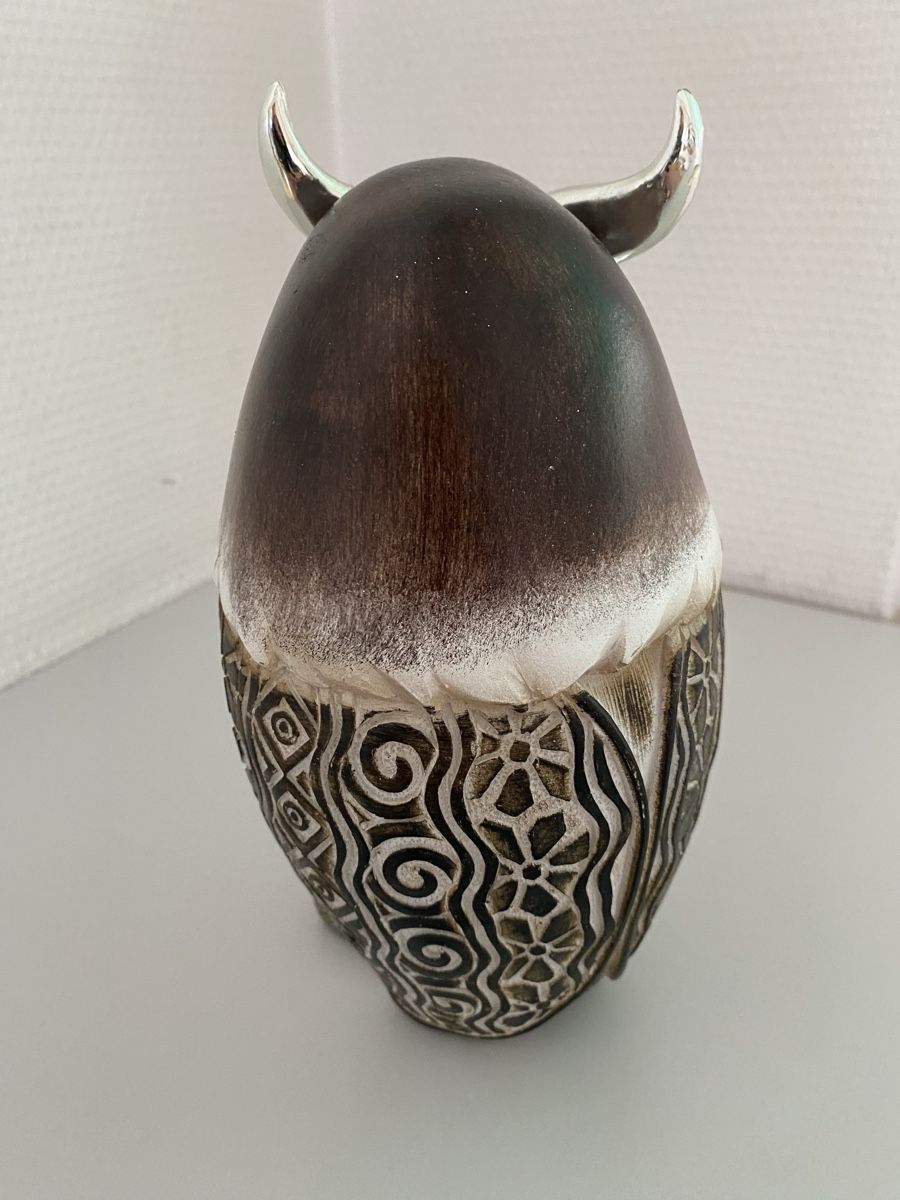 Tutte le decorazioni: Deko Eule aus Holz und Metall, Top! – Usato da Eich venduto da ka_st 2