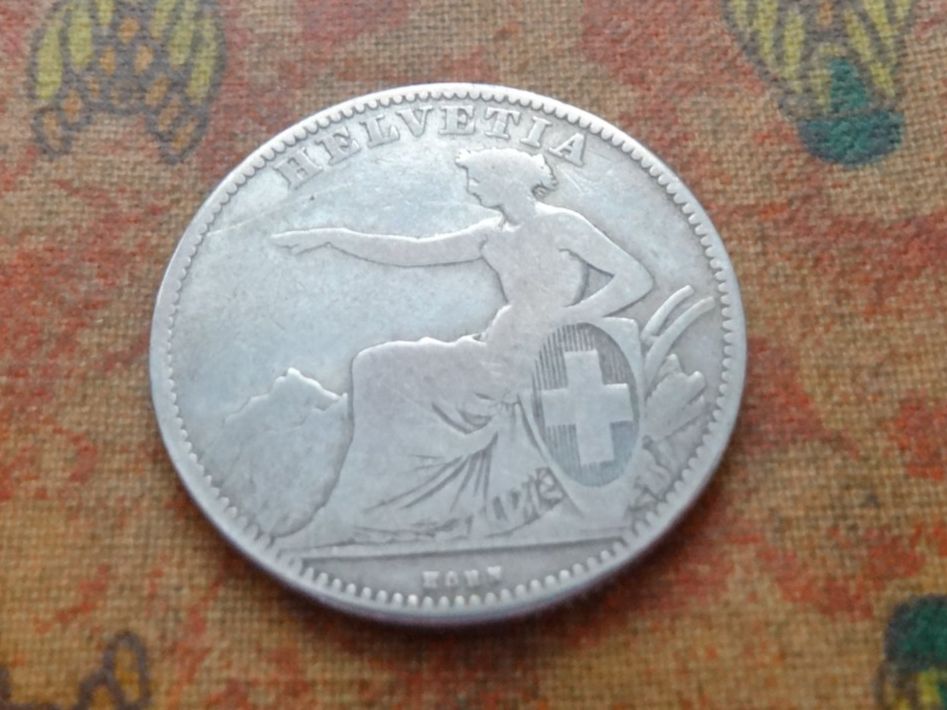 Alle Münzen: 2 Fr. 1862  (B) – Gebraucht aus Romanel-sur-Lausanne von Swift13 1
