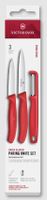 Swiss Classic Gemüsemesser-Set mit I-Schäler, 3-tlg, 10 cm