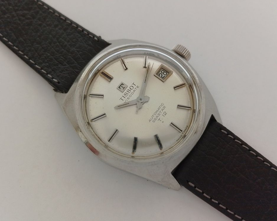 Montre Tissot T-12 Automatique Vintage Années 60-70 | Pour Femme - Cadran Argenté
