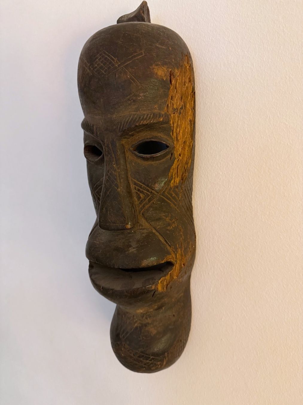 Internationale Kunst: Holzmaske, Kuba, Kongo – ca. 46 cm – Gebraucht aus Zürich von willson-quayle 1