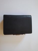 Elegantes Smart Wallet / Kartenetui (Schwarz) mit Münzfach 