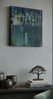 Gemälde "Abstrakte Stadt" handmade 46×33