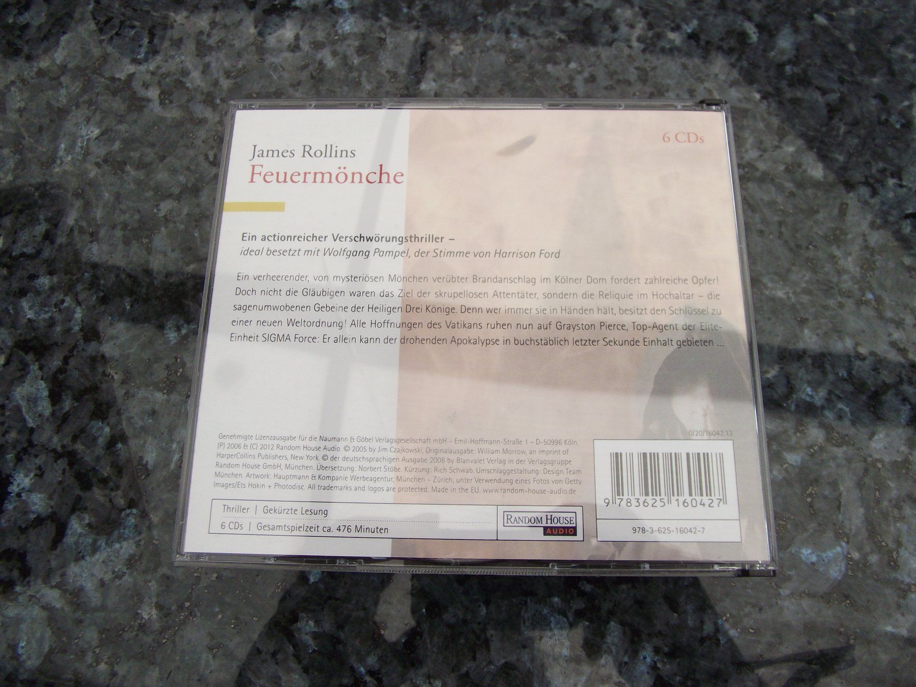 Audiolibri: Hörbuch : Feuermönche von James Rollins – Usato da reitnau venduto da Sib7 1