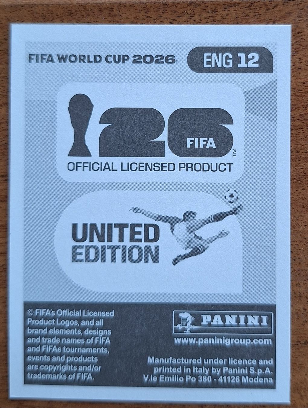 Panini Carte collezionabili: Panini Cole Palmer ENG 12 – Nuovo (secondo la descrizione) da Romanens venduto da Crocette 1