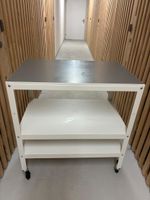 Servierwagen weiss mit Rollen Ikea 