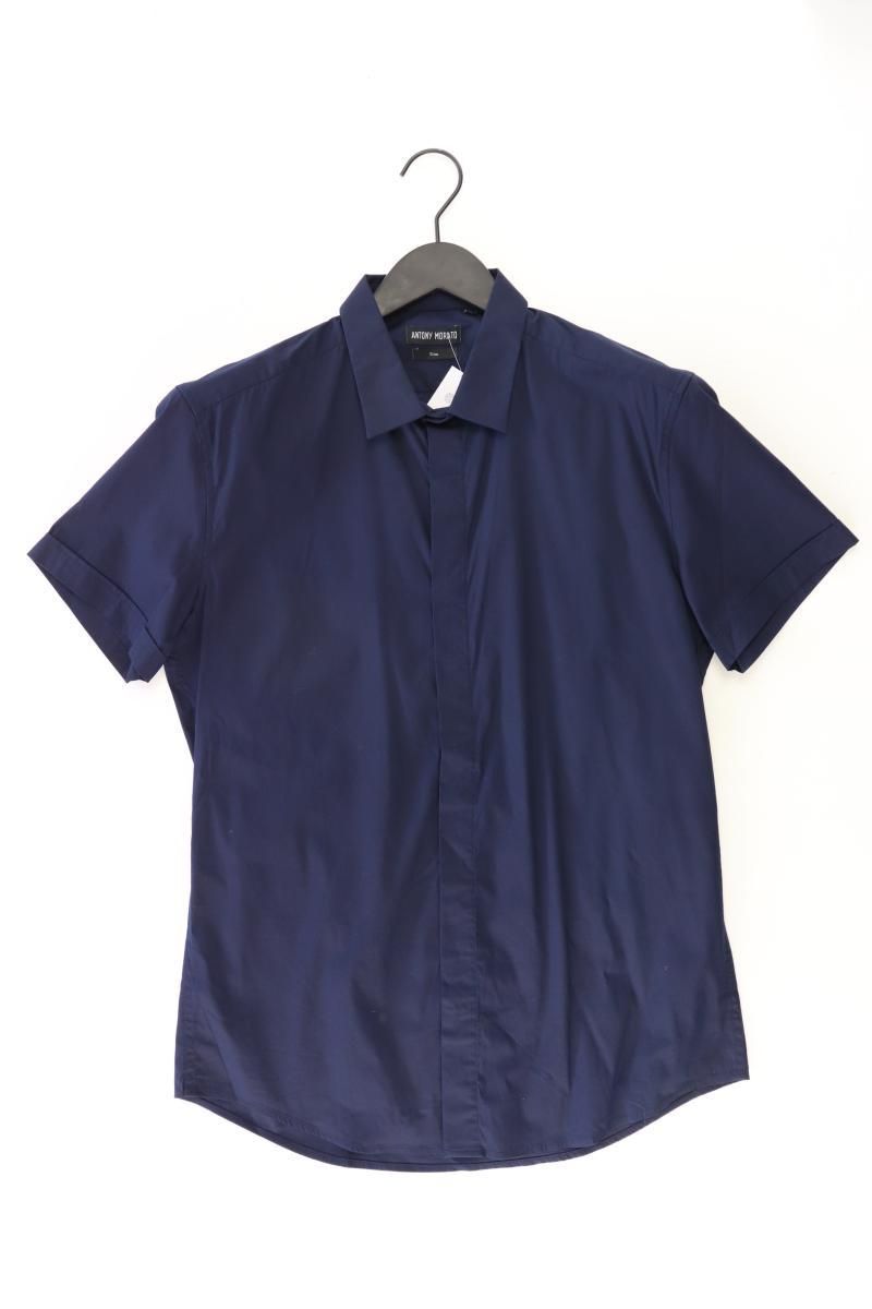 Chemises: ANTONY MORATO Kurzarmhemd Gr. L blau – D'occasion à Neustadt an der Waldnaab par SecondLifeFashion