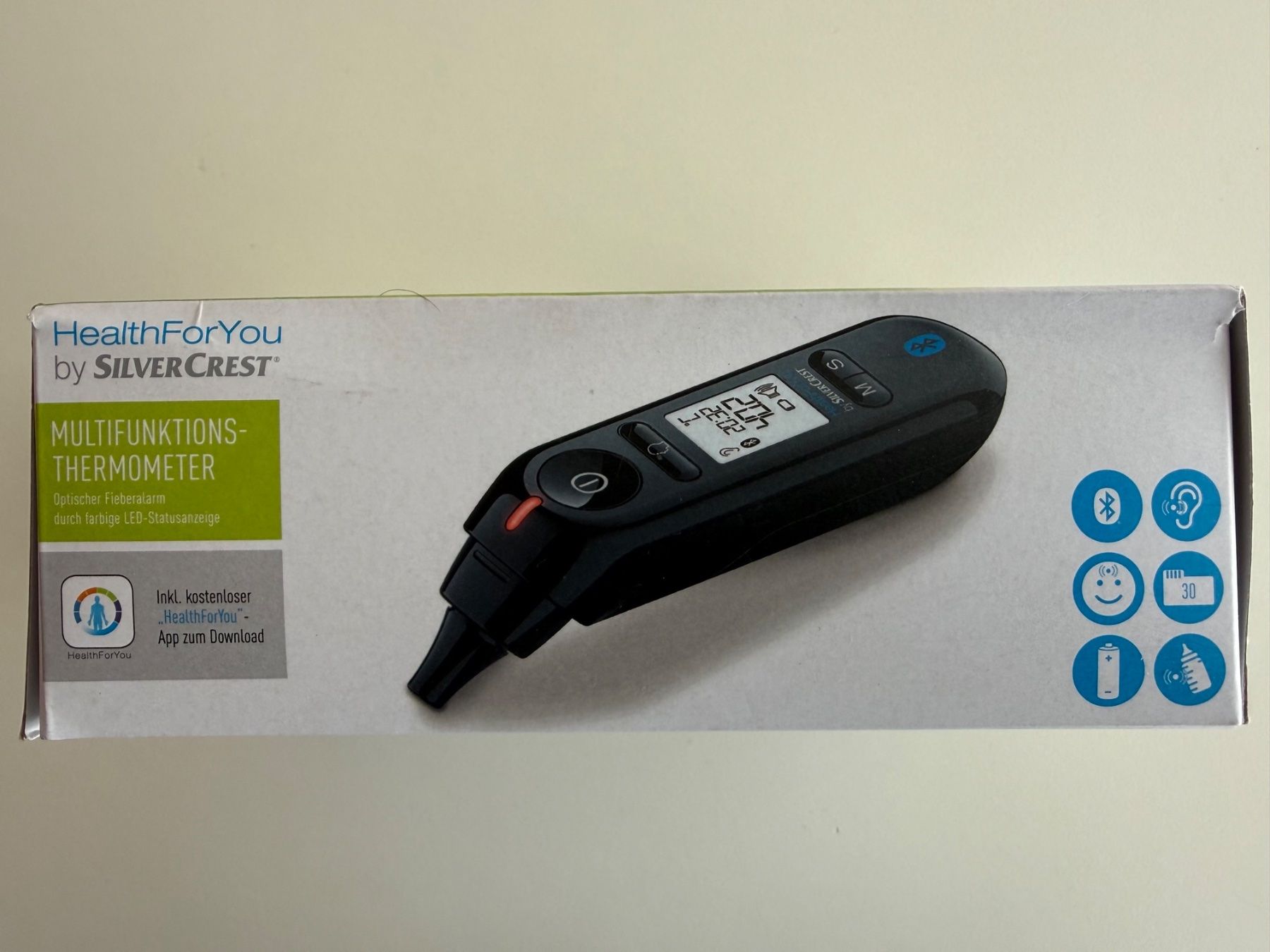 Altro per la casa: Thermométre Bluetooth, app. HealthForYou – Nuovo e nell'imballaggio originale da St-Gingolph venduto da GoldenKeys 1