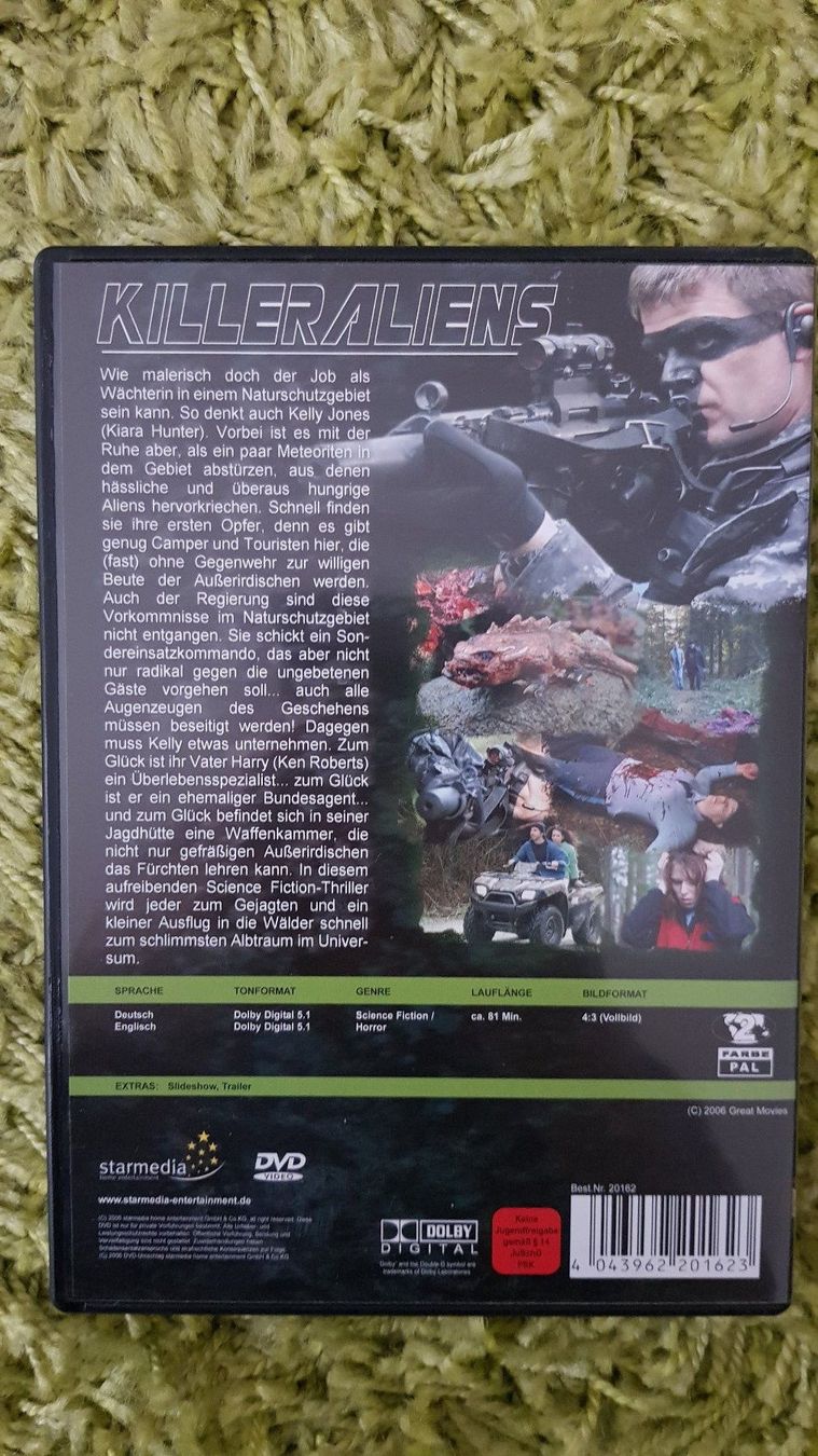 Tous les DVDs: Killeraliens – D'occasion à Dornach par Letizia1987 1