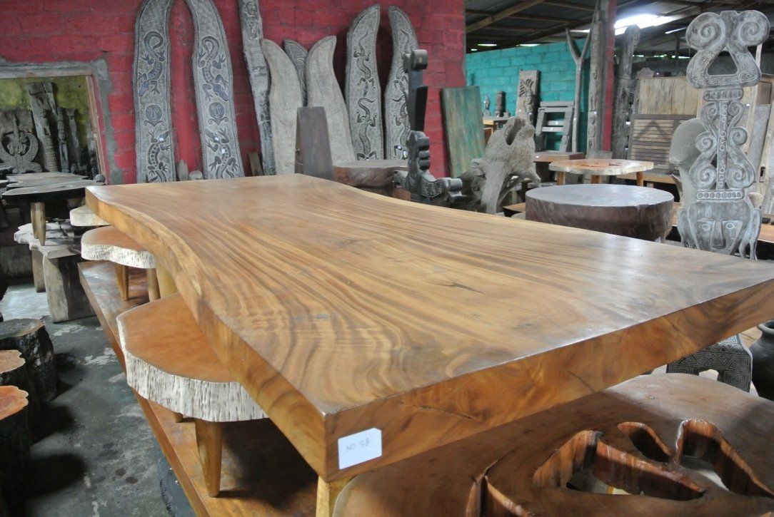 Tavoli: Tisch Baumscheiben Gartentisch Suar Holz Riesen Baumstamm – Nuovo e nell'imballaggio originale da Daisendorf venduto da Wohn-Kult 7