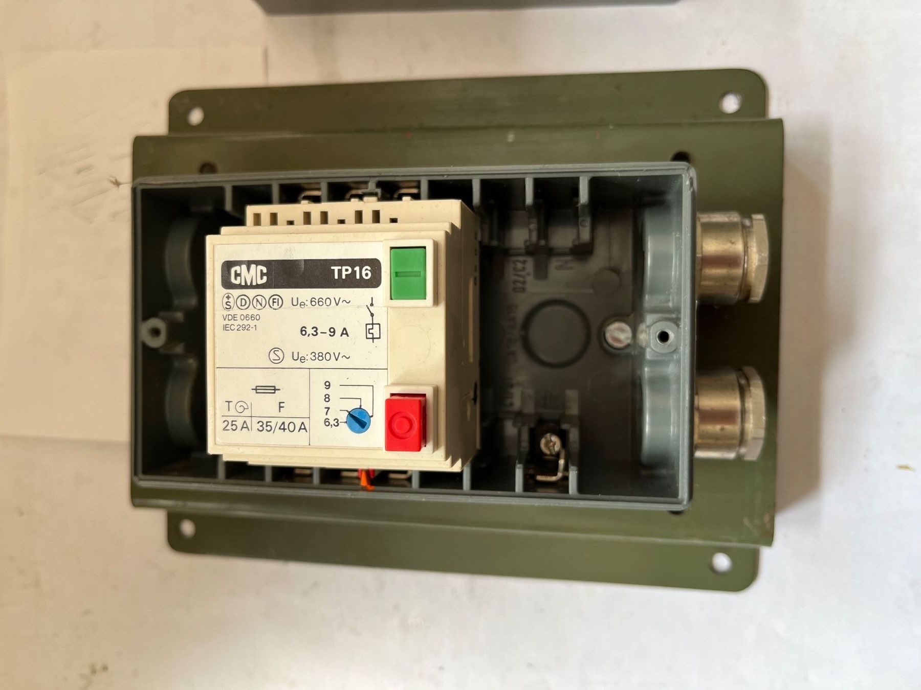 Interruttori: Motorschutzschalter CMC 3x400V – Usato da Küblis venduto da hypofacto 2