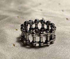 Ring Kette Motorradkette Harley Motorrad Edelstahl Schmuck