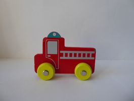 Tolles Feuerwehr Auto, Holz , Rot, 10 x 3,5 x 8cm, HEMA