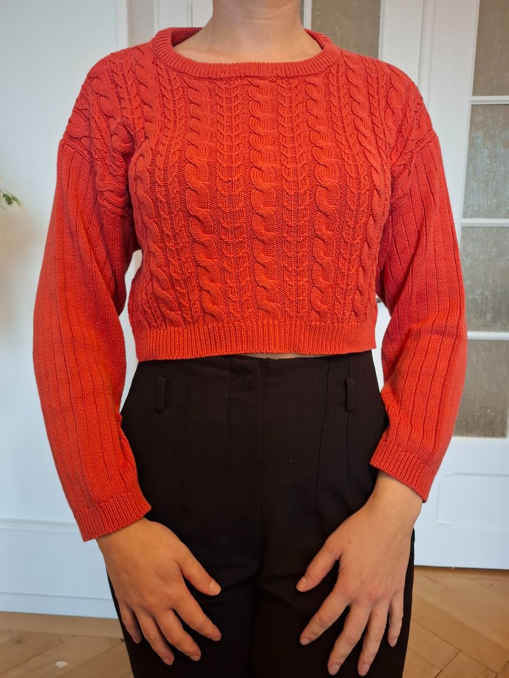 Maglioni & Felpe: Pull court en maille Even&Odd rouge corail – Usato da Neuchâtel venduto da FloKo88 6