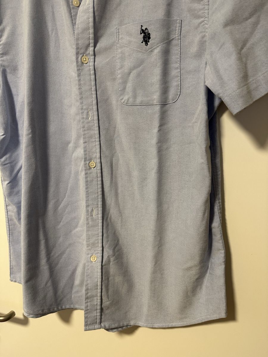 US Polo Magliette Polo: Hemd kurzarm U.S. Polo Assn. Hellblau Groesse L – Usato da Reinach BL venduto da Alles_muss_weg00 2