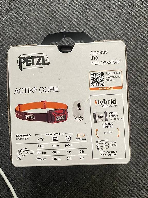 Lampade: Stirnlampe PETZEL Actik Core 625 Lumens max – Usato da Lenzerheide/Lai venduto da didi_84 1
