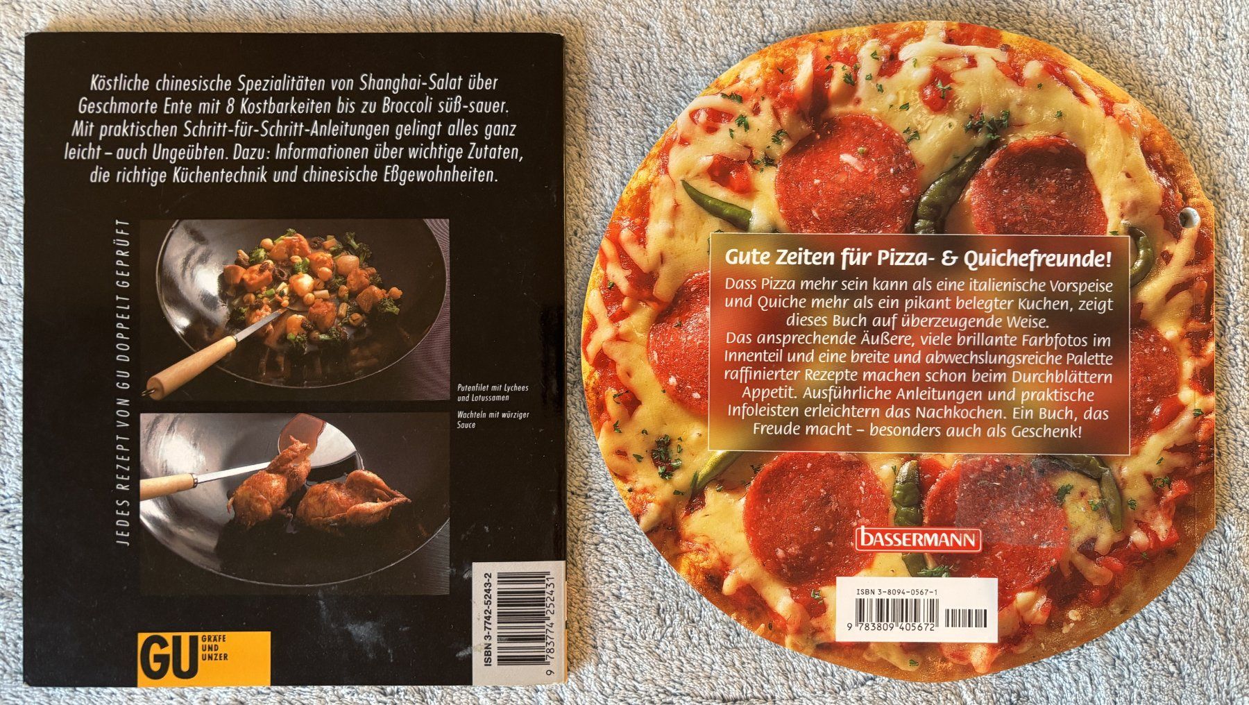 Bücher: 2 Kochbücher, Chinesisch kochen, Pizza & Quiche, neu – Neu (gemäss Beschreibung) aus Birmenstorf AG von tritonius 1