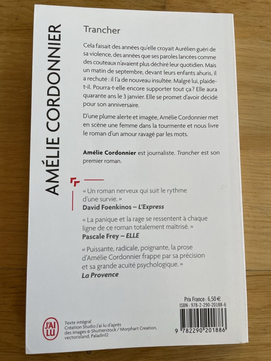 Libri: "Trancher" Amélie Cordonnier  – Usato da Zürich venduto da Linda_ga 1
