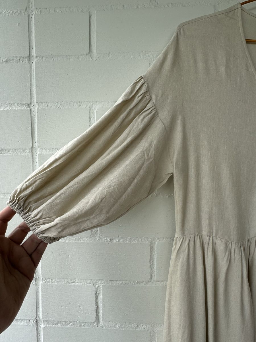 Vestiti: EDITED Sommerkleid sandfarben Gr. 34 – Nuovo (secondo la descrizione) da Brütten venduto da Rod816 2