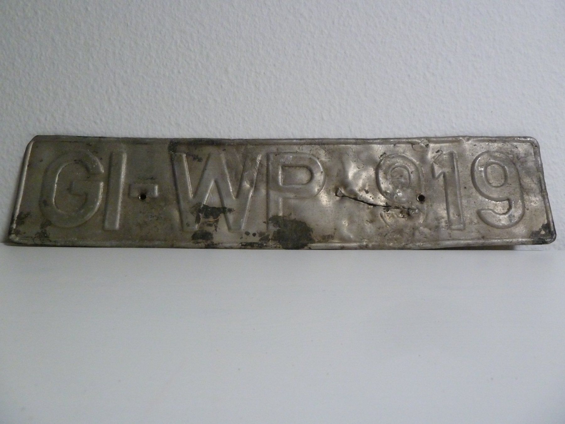 Insegne: Nummernschild / Auto / Kfz-Kennzeichen Deutschland GI-WP 919 – Usato da Abtwil SG venduto da Pfusius