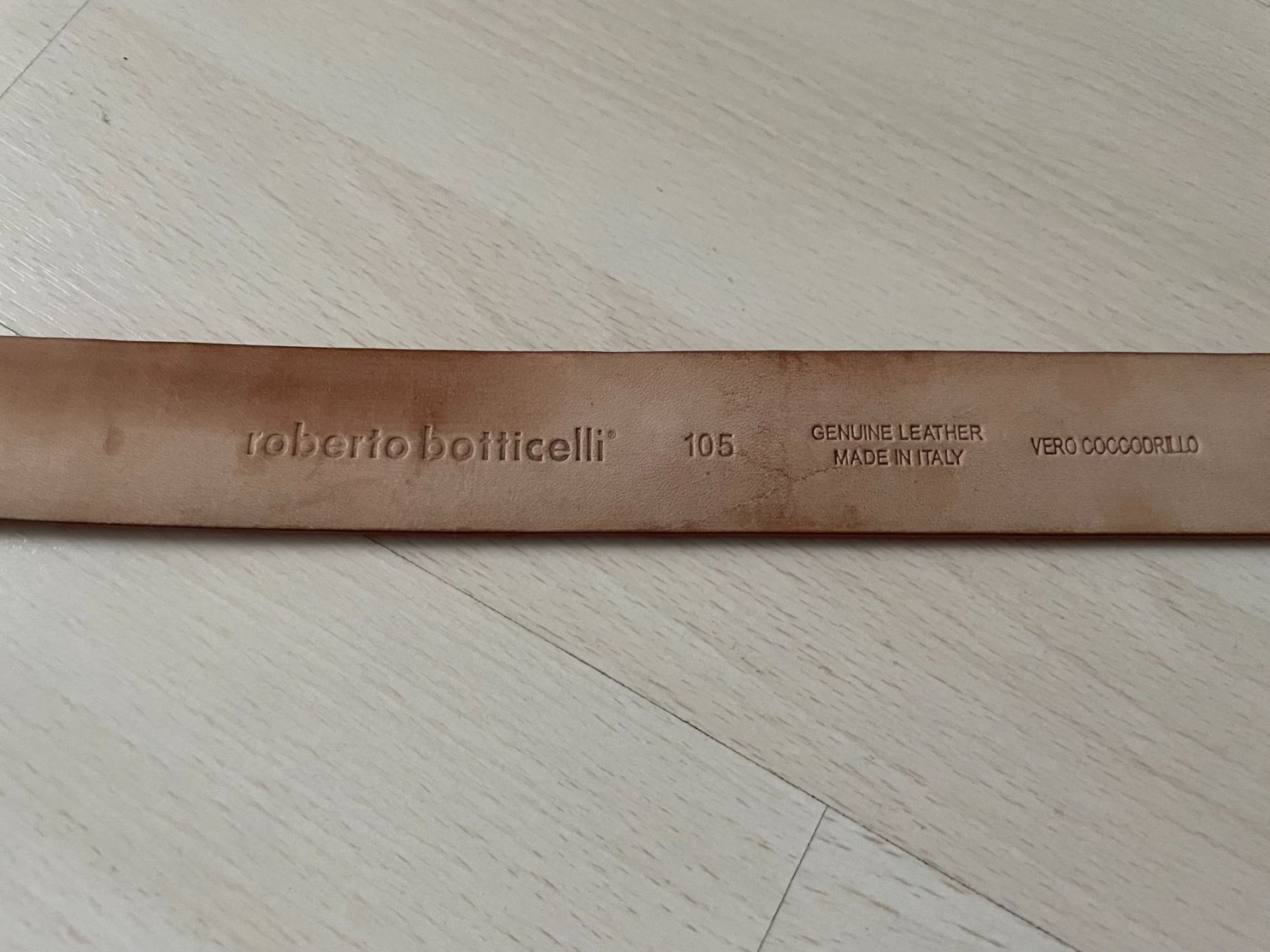 Gürtel: Gürtel, vero coccodrillo, Roberto Botticelli, 4cm – Gebraucht aus Schindellegi von Moom1402 3