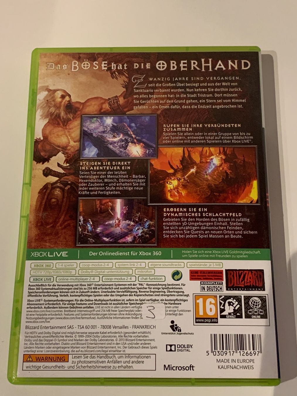 Microsoft Spiele: XBOX 360 Diablo III – Gebraucht aus Kaiseraugst von Marsupower 1