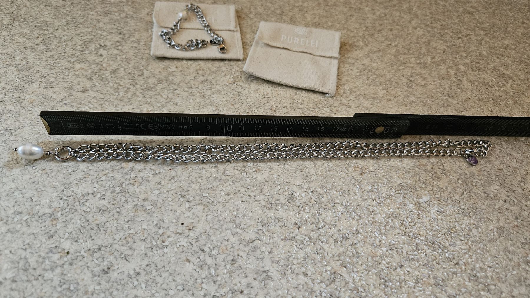 Purelei Catenine: Kette und Armband mit Perle, Purelei – Nuovo (secondo la descrizione) da Lyss venduto da Janine_z23 4